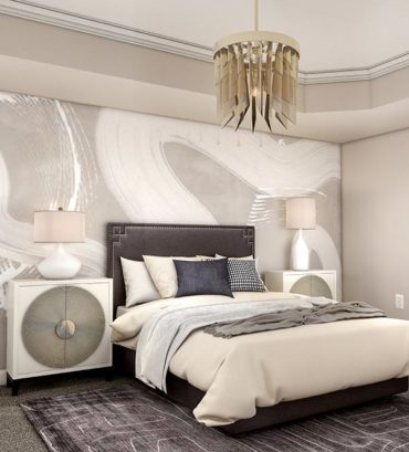 Master bedroom 3D Renderings