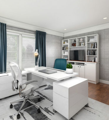 Home office located in the USA 3D Renderings
